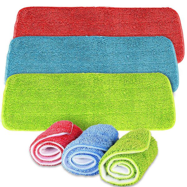 

spray mop pads heads microfiber refill wet dry cleaning washable replacement mop head cloth