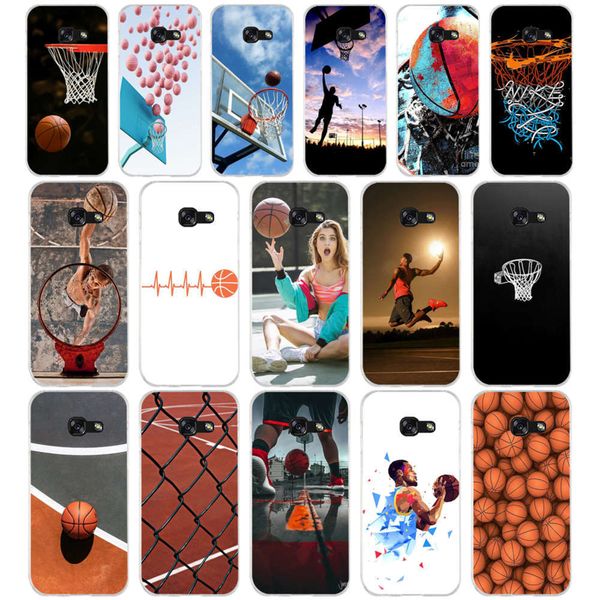 

qasamsung mobile phone soft silicon sheath, luxury tpu basketball sheath, suitable for samsung a3 a5 a6 plus a7 a8 s6 78 9 135fglk