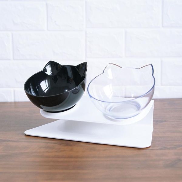 

meraco raised stand cat bowl double pet bowls with non-slip pet and water bowls for cats dogs feeders products cat bowl1