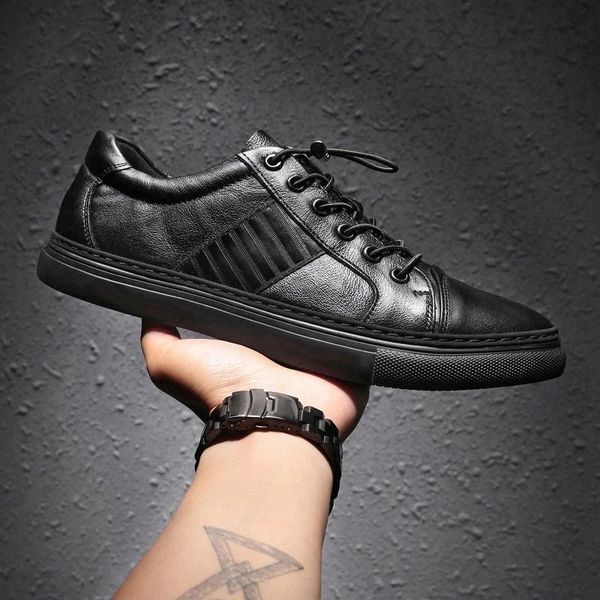 

men genuine leather shoes head genuine leather soft anti-slip driving shoes outdoor breathable man spring leather shoes men #bz4w