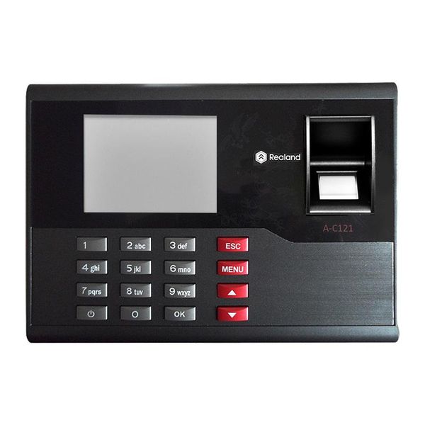 Atacado- A-C121 TCP / IP Biométrico Fingerprint Fingerprint Relógio Relógio de Relógio de Atendimento Funcionário Funcionário Soco Leitor Realand com