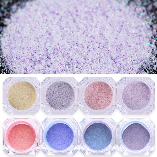 

nail glitter sparkly powder dust iridescent flakes sequins gold silver super shining paillette art manicures decorations, Silver;gold