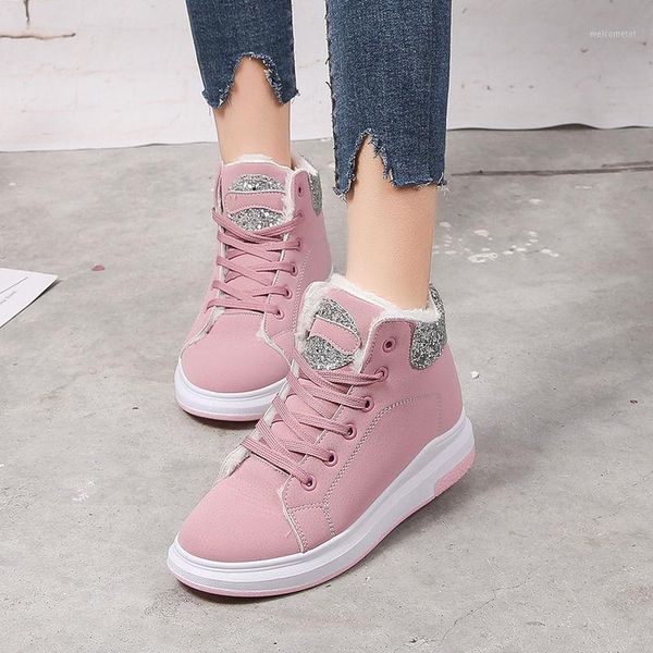 

cotton shoes female new women's boots winter plus velvet cotton shoes thick soled warm snow women's boots zapatos mujer y11-531, Black