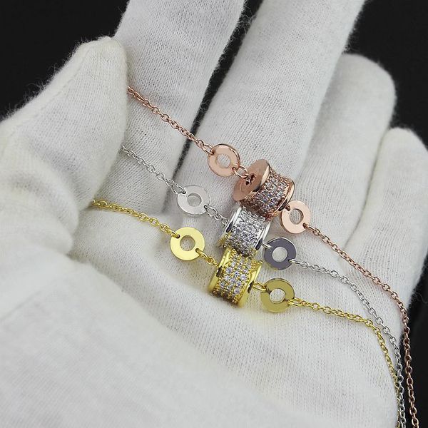 

fashion jewerly famous brand 316l titanium steel 18k rose gold plated cuff bangle spring bracelet for female male bracelet gift, White