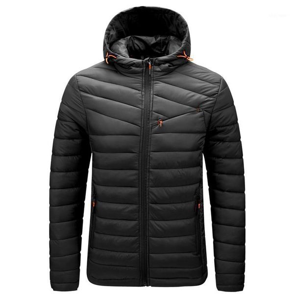 

men's down jacket winter thermal parkas white duck down jackets hooded warm coats plus size m-4xl brand clothing winter outwear1, Black