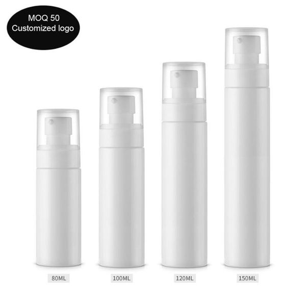 

storage bottles & jars 50pcs/lot design 80ml 100ml 120ml 150ml pump plastic lotion cosmetic package packing