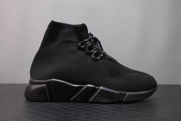 

designer sock speed runner sneakers trainers 1.0 lace up shoes trainer casual luxury women men runners sneakers fashion socks black plaej