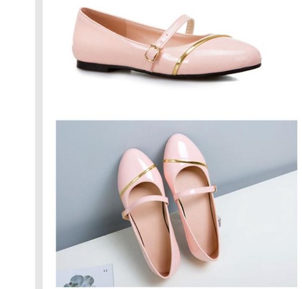 

2021 spring and autumn with new style fashion flat bottom round head women's shoes@zx192, Black