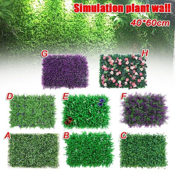 

1pc artificial lawn simulation plant wall background wall fence grass hedge decoration1