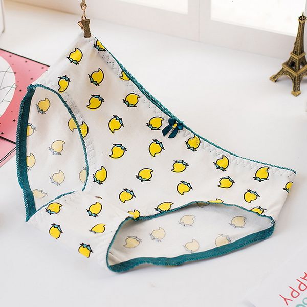 

women panty female lingerie under women's panties cotton cute briefs print underwear, Black;pink