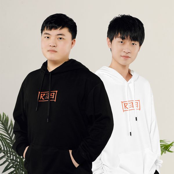 

r39 chinese e-sports fashion brand uzi same classic print oversize loose sweater street couple hoodie man
