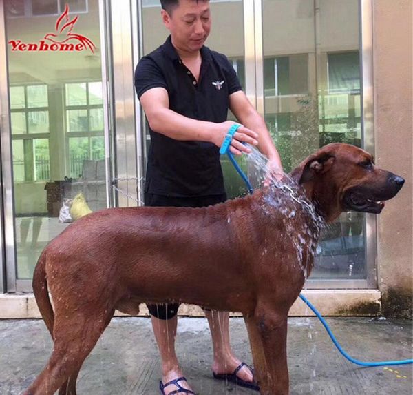

pet dogs shower head with hose bathing tool comfortable massager shower tool cleaning washing dog scrubber bbyjjl packing2010