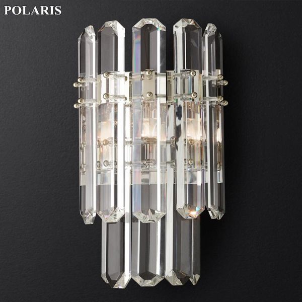 

modern crystal wall lamp glass wall sconce light chandelier lighting