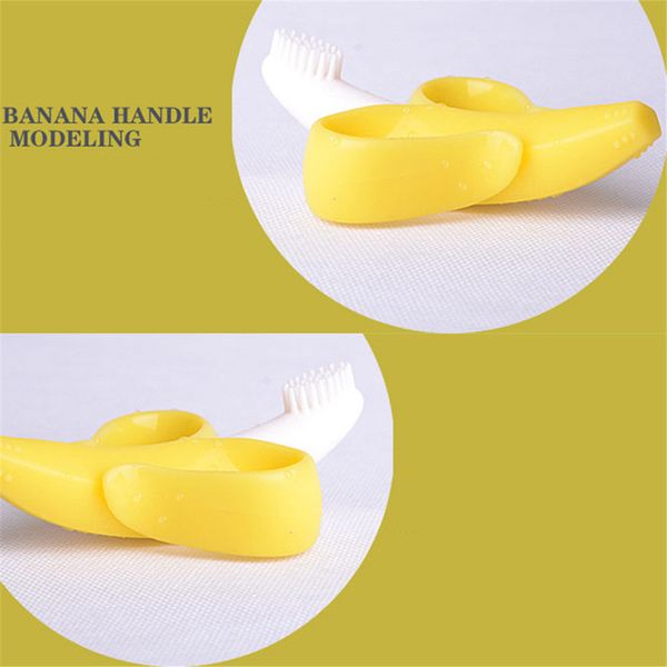 

cute baby banana teether toys toddler bpa banana teething ring silicone chew dental care toothbrush infant gifts