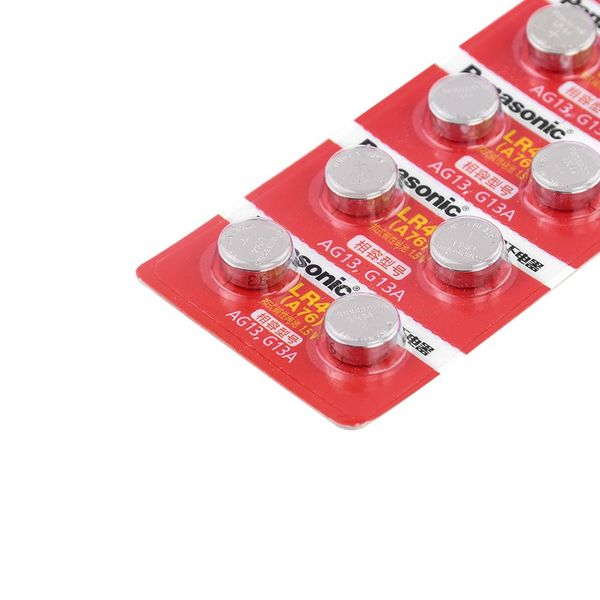 

panasonic 10pcs 2020 продвижение новых 1.5 в lr 44 lr44 ag13 часы часы батареи pilas gp76 l1154 lr1154 sr1154 sr44 sr44sw sr44w wmtdpz, Bronze;slivery