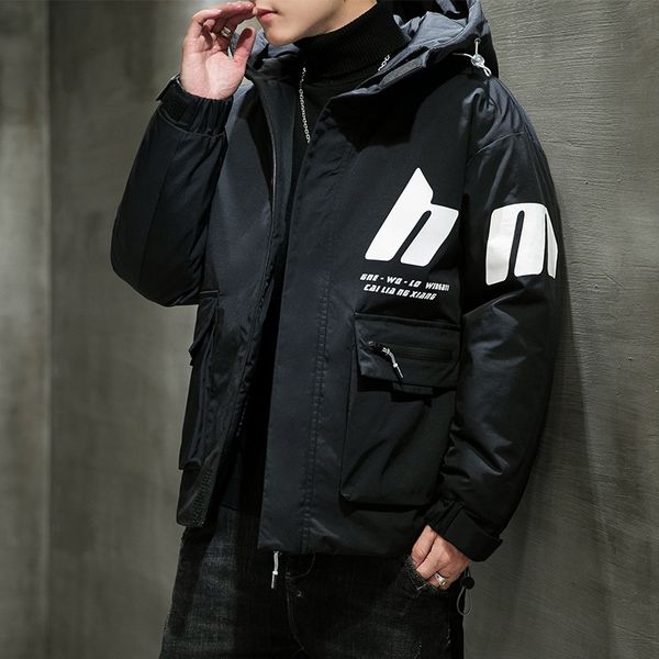 

hscw fashion-mountain winter baltoro winter blue white down jacket men women jacket feather overcoat jacket warm coat, Black;brown