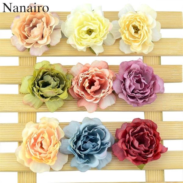 

10 шт. масляные материалы материалы искусственные шелковые розовые цветы головы европейские осень яркие дешевые гвоздики поддельные свадьбы