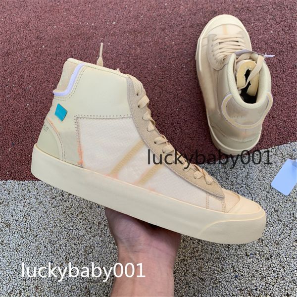 

2021 blazer shoes mid sneakers basketball sports trainers ror men women black white rice skateboard shoe