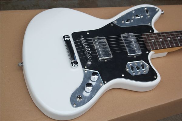 

6 strings white electric guitar, delivery, support customization guitars guitarra