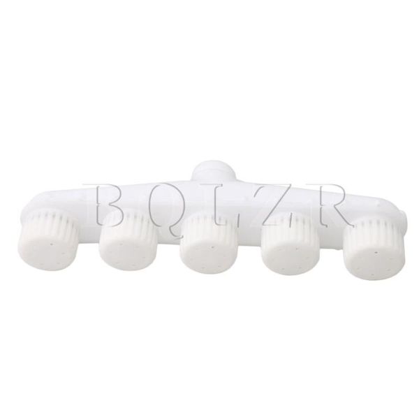 

bqlzr 2.5mm hole dia white plastic 5 nozzle atomized sprinkler for watering