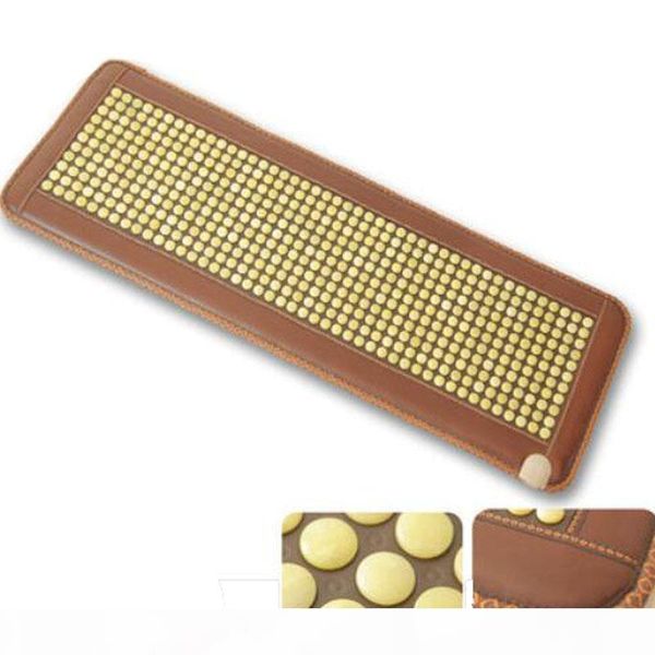 

heating therapy mat natural jade stone mat office chair sofa mattress tourmaline mat 50cmx150cm 220v for sale
