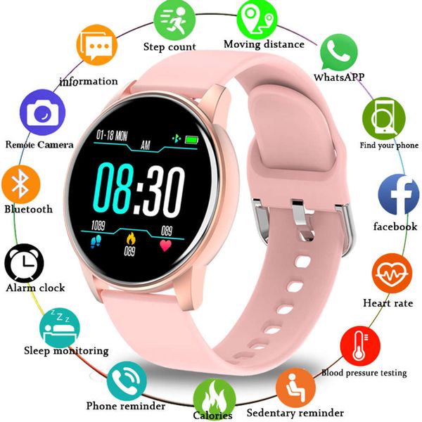 

men's women's multi-function matching box, sports smart watch with color screen, heart rate and blood prsure control, 2020bgt