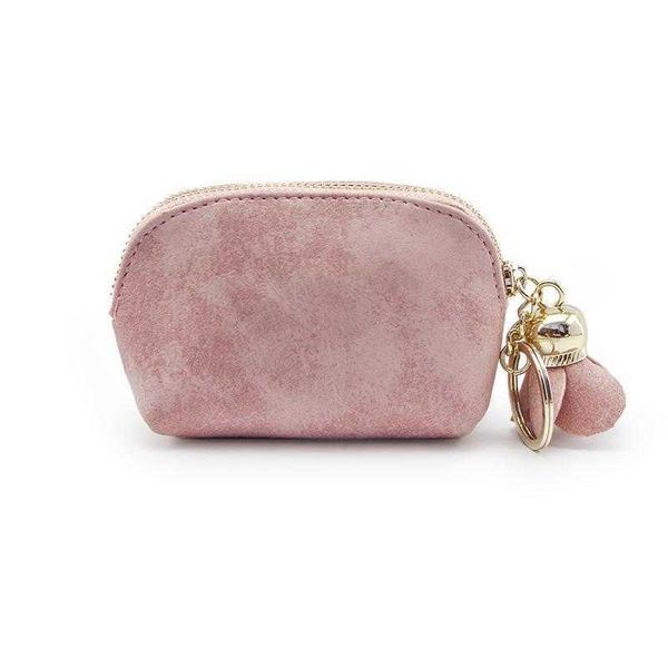 

purse coin purses pu leather women cute small change wallet bag card holders pouch zipper key ring mini, Red;black