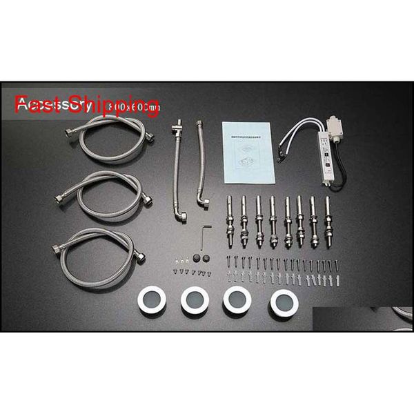 

led shower head 31"x24"(80x60cm) sus304 embeded ceiling 3 function big waterf jllnjh outbag2007