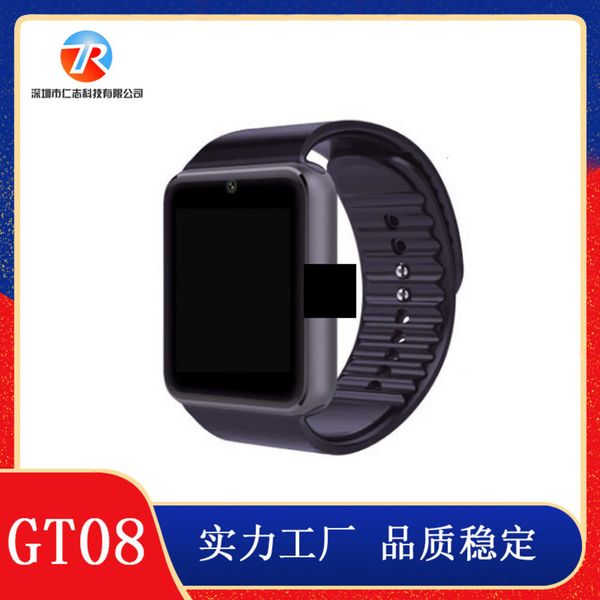 

gt08 smart card call information push p bluetooth music step silicone watch
