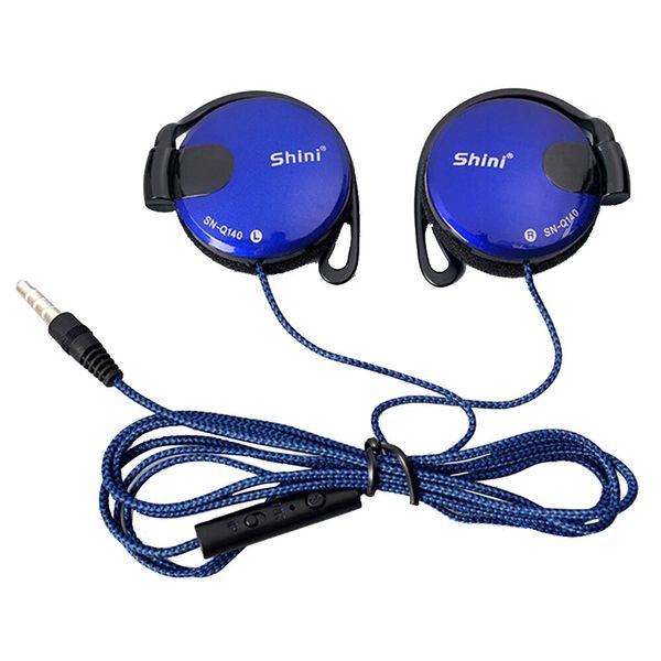 

fashion headphones q140 stereo headphone ear hook earphones 3.5mm with mic gaming headset for mp3 pc lapcomputer mobile phone dhl