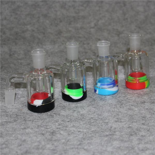 Reciclador de cinzas de vidro de vidro de vidro Ashcatcher de 14 mm de 18 mm 18 mm feminino Adaptador de tigela feminina Adaptador de fumantes para a água bong