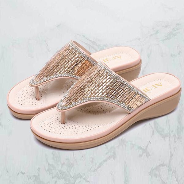 

rome slippers for women summer retro leather flip flops beach casual shoes elegant lady gladiator slipper plus size1, Black