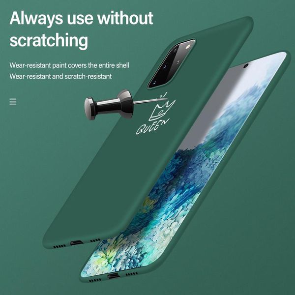 

ультратонкий красочный матовый жесткий пк чехол для samsung galaxy s20 s10 e 5g s9 s8 примечание 20 10 9 8 plus sqczfo