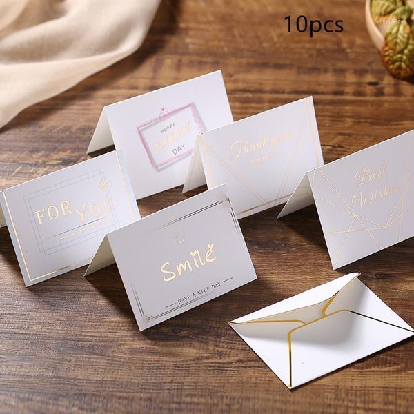 

10pcs thanksgiving day greeting card simple blank birthday blessing greeting card christmas eve christmas thanks birthday1