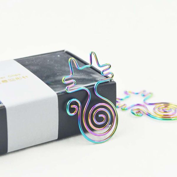 

8шт много милые красочные радуги кошек клипы закладки планировщик инструменты скрапбукинг инструменты мемофон клип металлический связующий с