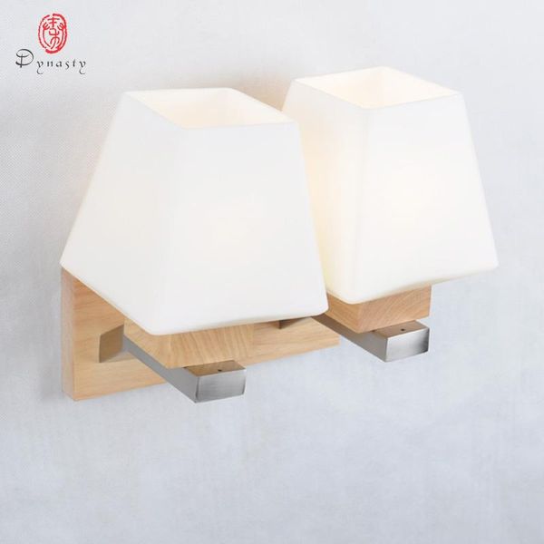 

europe style modern wall lamp art decorative wooden wall lights original oak foyer bedroom mater room restaurant cafe dynasty