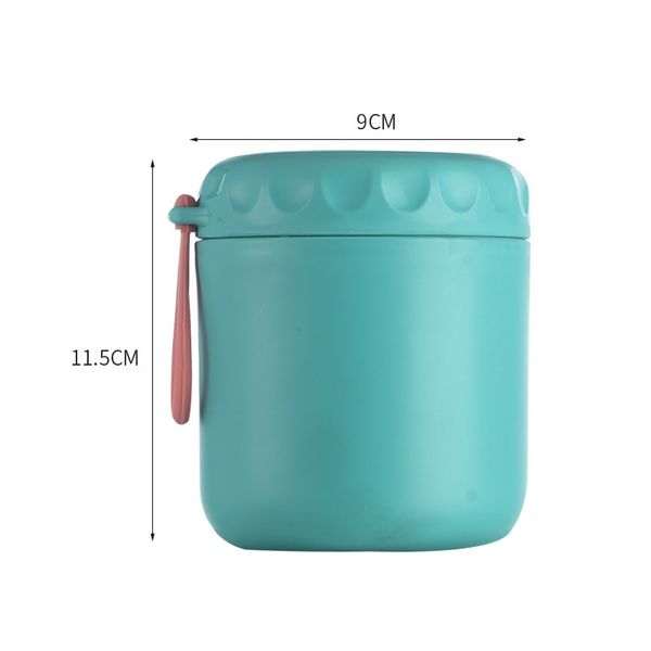 

stainless steel insulated lunch box pure color portable porridge soup vacuum cup heat preservation tank water cups 11js j2