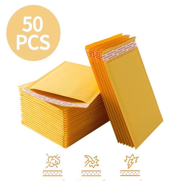 

50 шт. 13 x 21 см интернет-судоходные сумки poly bubble mailers bondded convelops oned poly mailer самоуловие mailin wmtnbj