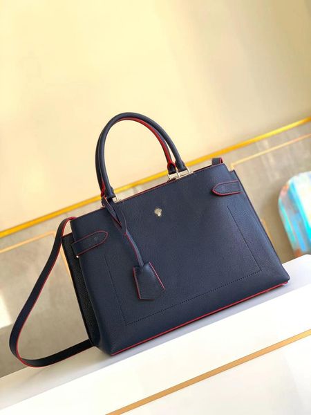

lockme day tote bag original leather elegant lady shoulder shopping bag tote messenger bags chic purse wallet with strap
