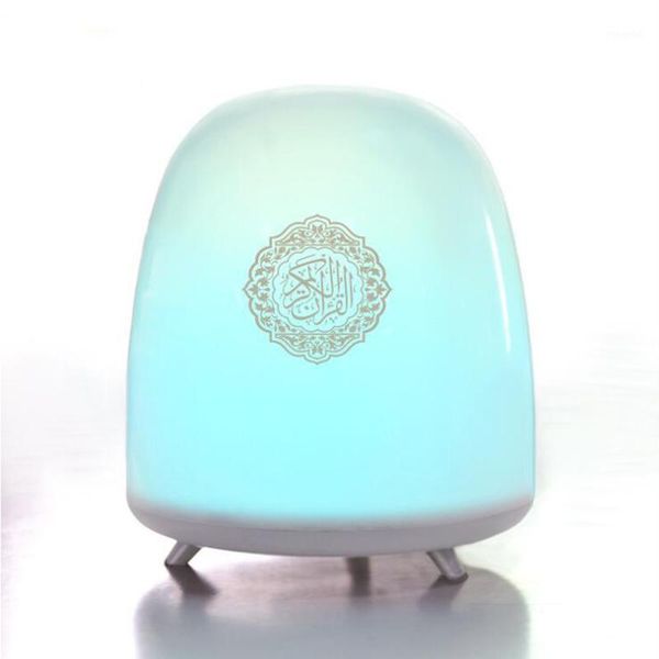

smart press night light quran speaker player remote control led lamp quran wireless bluetooth speaker1