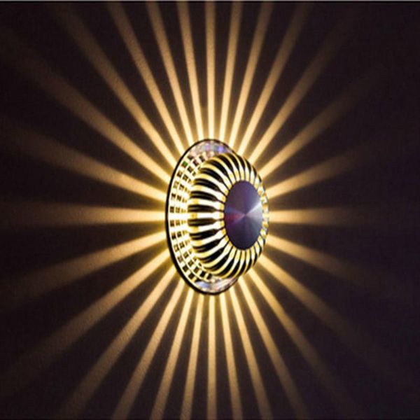 

wall lamp round led sun flower aisle corridor light ktv bar decoration