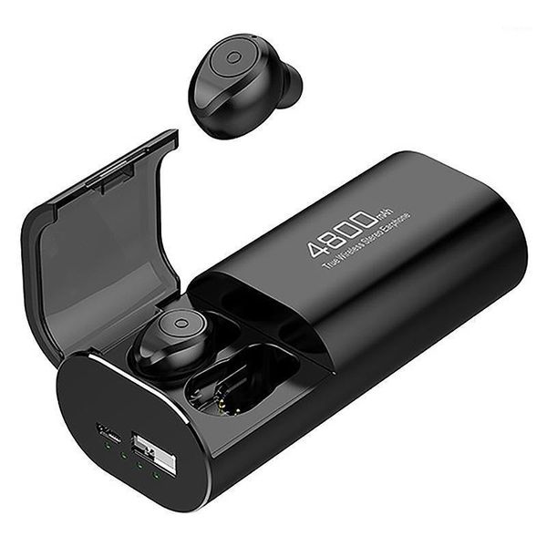 

wireless bluetooth 5.0 headphones with 4800mah charging case [as power bank] with mic usb type c cable tws stereo in-ear earphon1