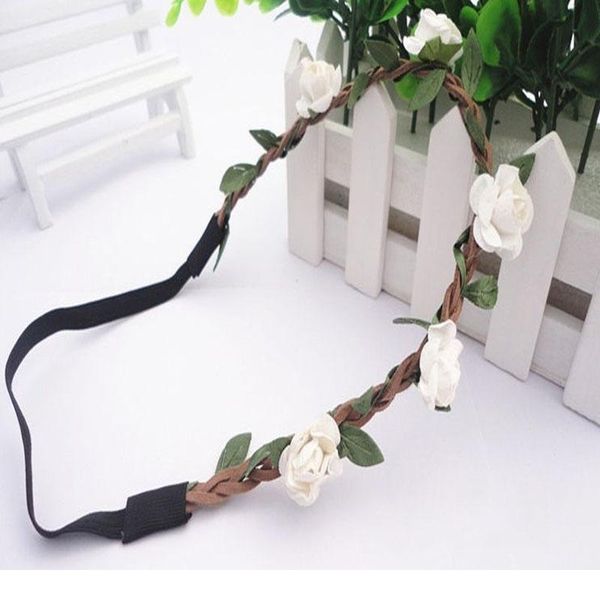 

headband hair band handmade floral crown flower headband hair garland wedding headpiece roses wreaths headb jlliox