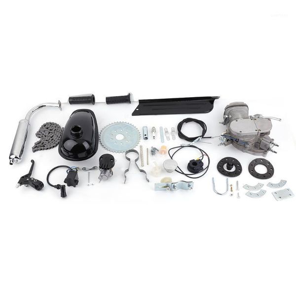 

new 2 stroke 80cc cycle motor engine kit gas great for motorized bicycles cycle bikes silver1