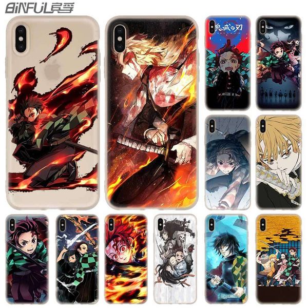 

demon killer - kimetsu no yaiba, vip 11 12 pro x xs max xr 6 6s 7 8 plus 5s se 9 mini
