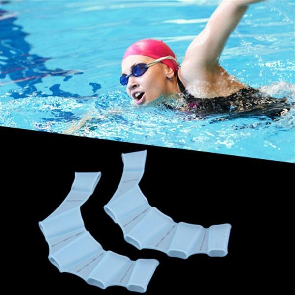 

2020 new 1pc sile training paddle dive glove swim glove swim gear fins hand web sqcvgx
