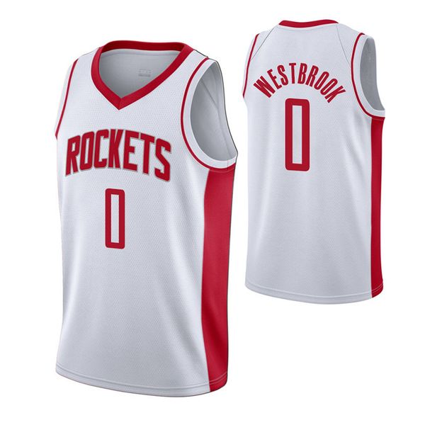 

2021 new basketball jersey 0 westbrook 5 color size s-xxl, Black;red