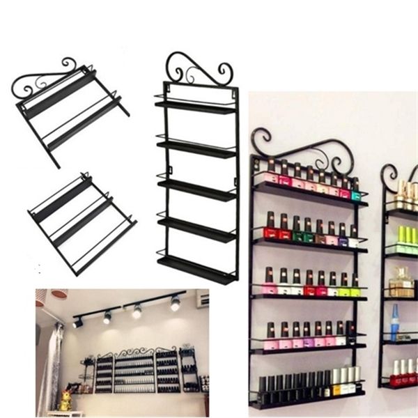 

wall mouted nail polish acrylic stand display rack holder varnish retall q1130