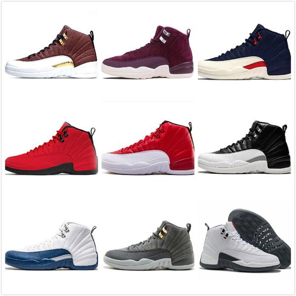 

indigo blue dark concord 12 12s men basketball shoes university gold winterized taxi reverse flu game royal gamma gym red sports sneakers