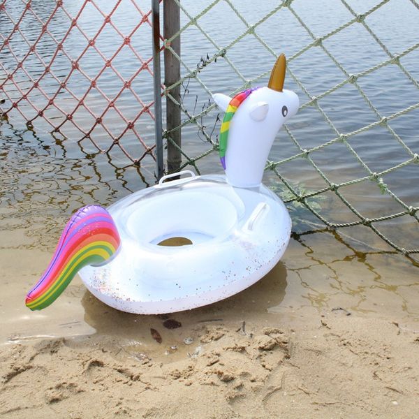 

float inflatable swim ring kids unicorn cartoon raft seat swimming pool for kids baby toys inflatable pool float ljjk2147